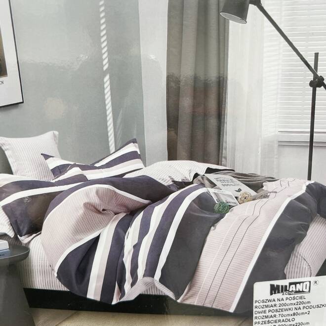 Komplet Pościeli 4 Części E1860 Mix wzory  200 x 220 1