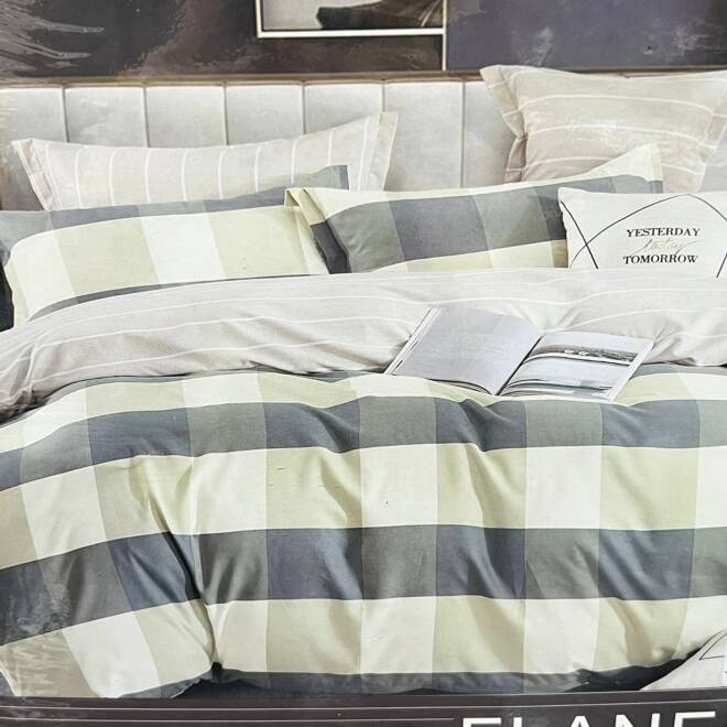 Komplet Pościeli 4 Części E1866 Mix wzory  200 x 220