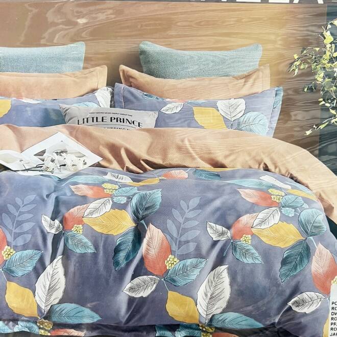 Komplet Pościeli 4 Części E1871 Mix wzory  200 x 220