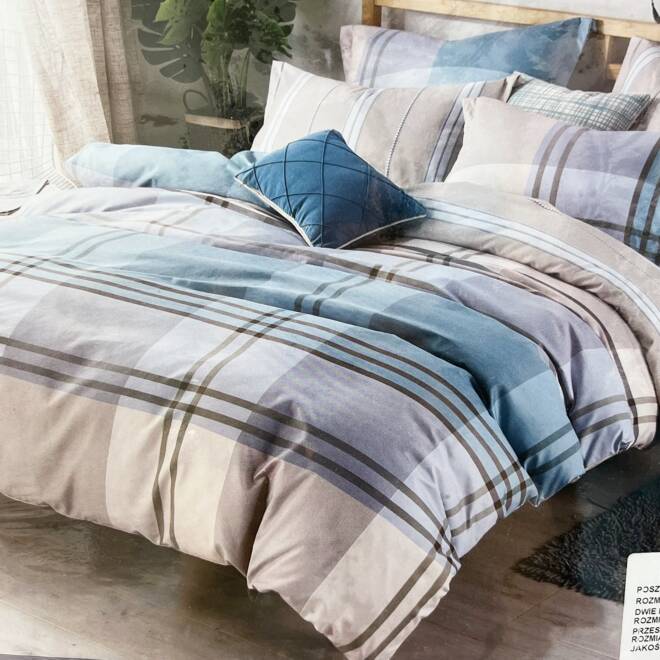 Komplet Pościeli 4 Części E1875 Mix wzory  160 x200 1