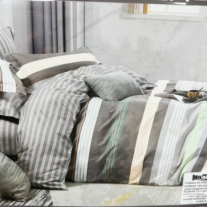 Komplet Pościeli 4 Części E1876 Mix wzory  160 x200 1