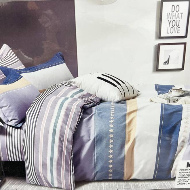 Komplet Pościeli 4 Części E1877 Mix wzory  160 x200 1