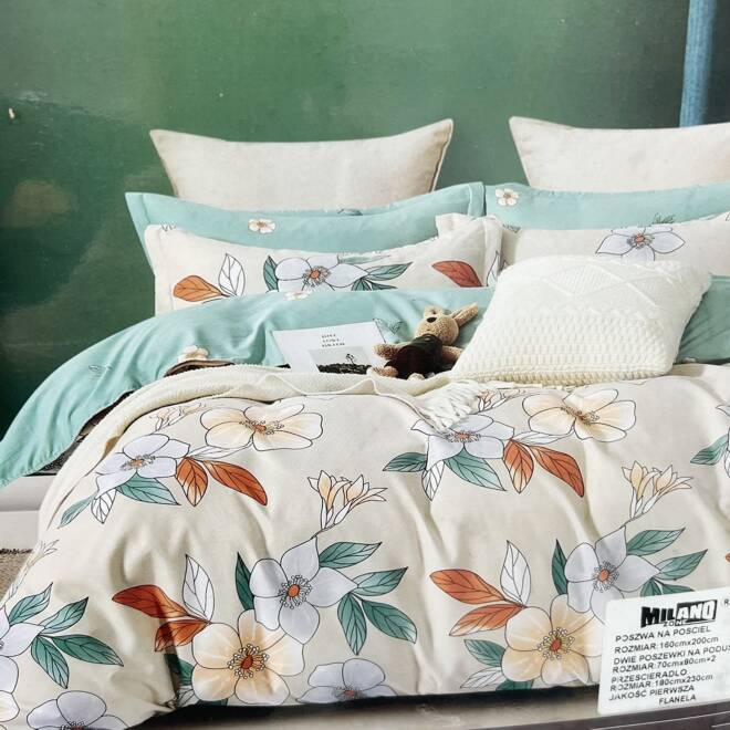 Komplet Pościeli 4 Części E1879 Mix wzory  160 x200 1