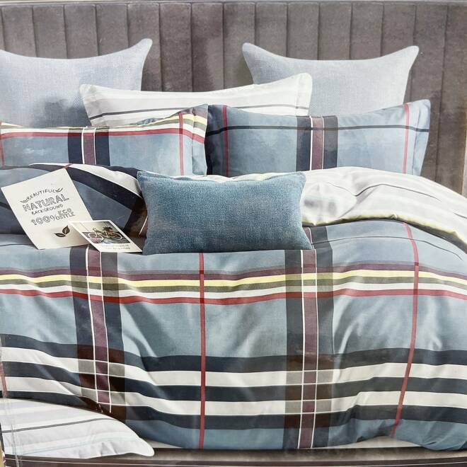 Komplet Pościeli 4 Części E1885 Mix wzory  160 x200 1