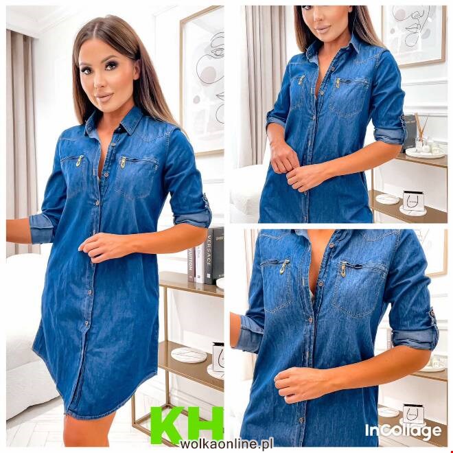 Sukienka damskie 5781 1 kolor  M-3XL (TOWAR CHINA)