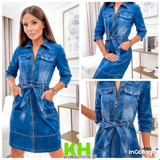 Sukienka damskie 5784 1 kolor  M-3XL (TOWAR CHINA)