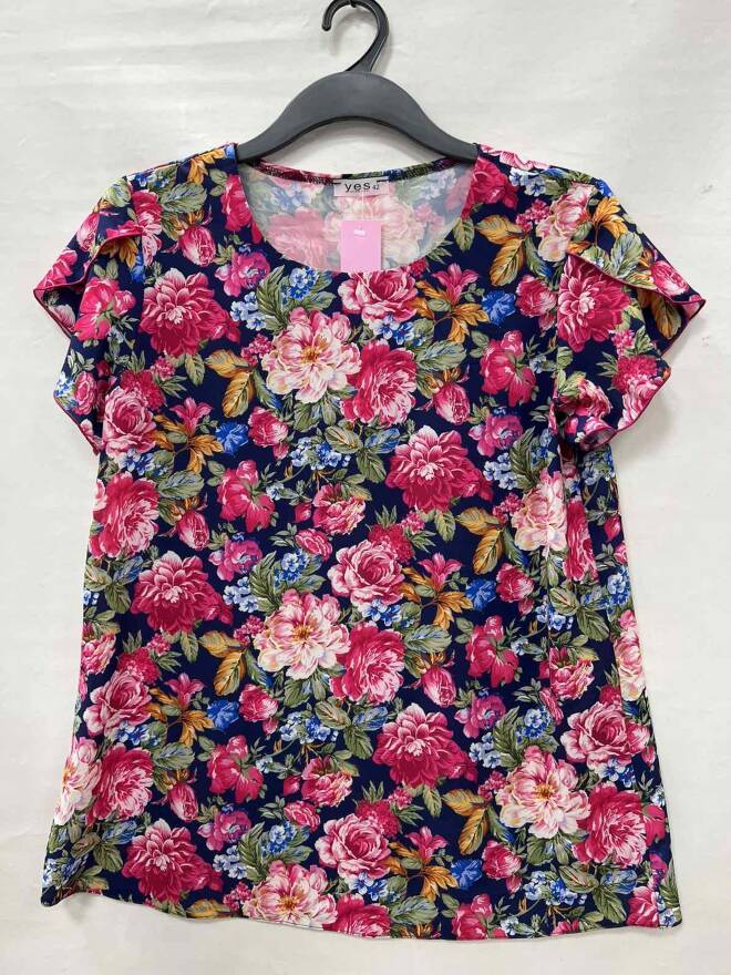 Bluzka damska 6326 1 kolor  42-52 (Towar Polskie)