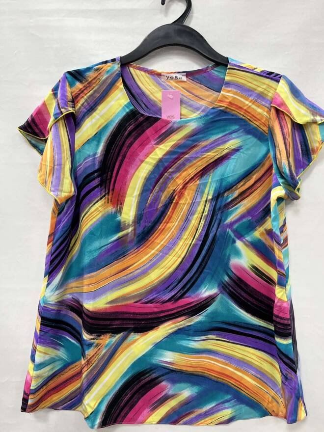 Bluzka damskie 6329 1 kolor  42-52 (Towar Polskie)