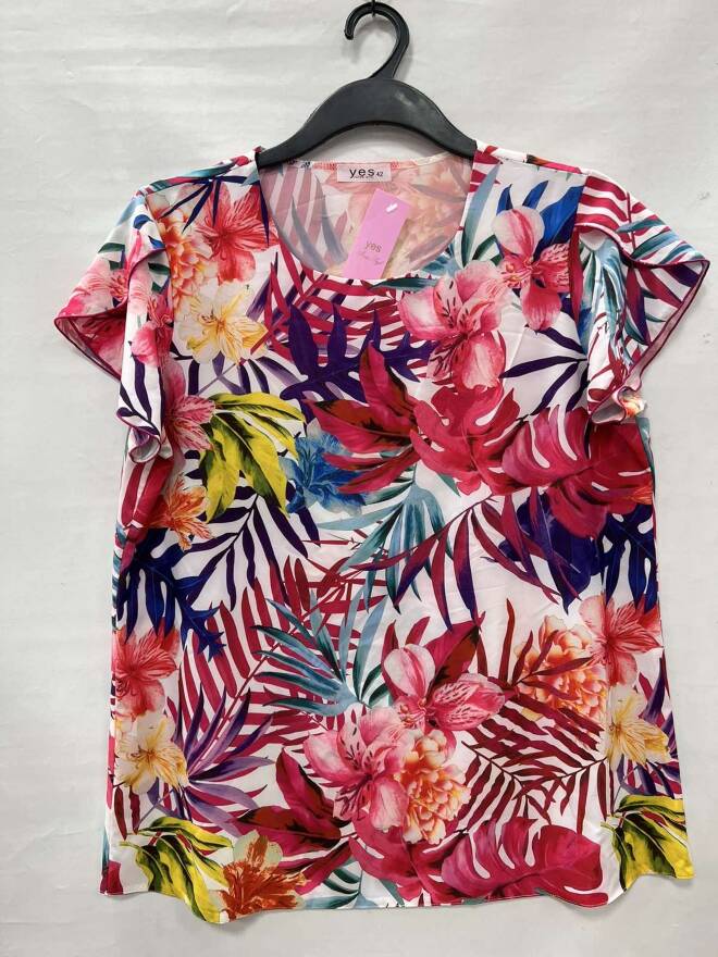 Bluzka damskie 6333 1 kolor  42-52 (Towar Polskie)