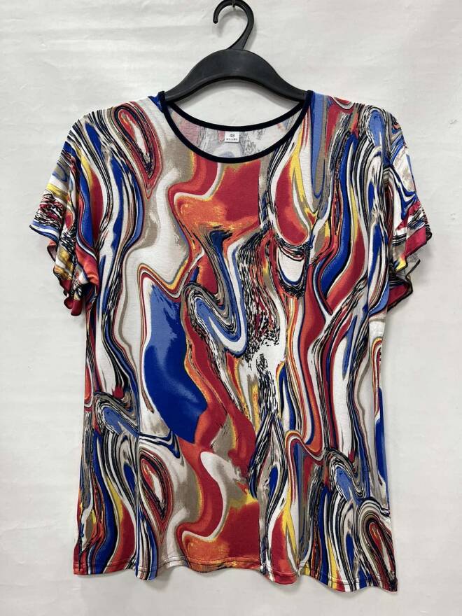 Bluzka damskie 6339 1 kolor  42-52 (Towar Polskie)