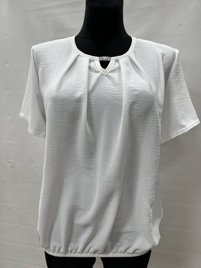 Bluzka damskie 6342 1 kolor  M-3XL (Towar Polskie)