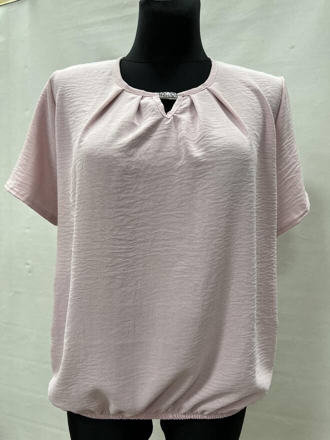 Bluzka damska 6343 1 kolor  M-3XL (Towar Polskie)