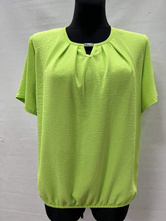 Bluzka damskie 6346 1 kolor  M-3XL (Towar Polskie)