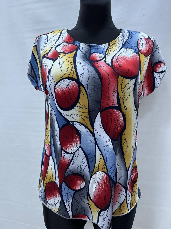 Bluzka damskie 6352 1 kolor  42-54 (Towar Polskie)