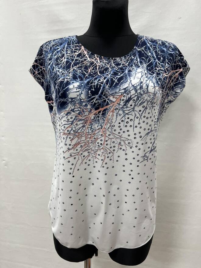 Bluzka damskie 6356 1 kolor  42-54 (Towar Polskie) 1