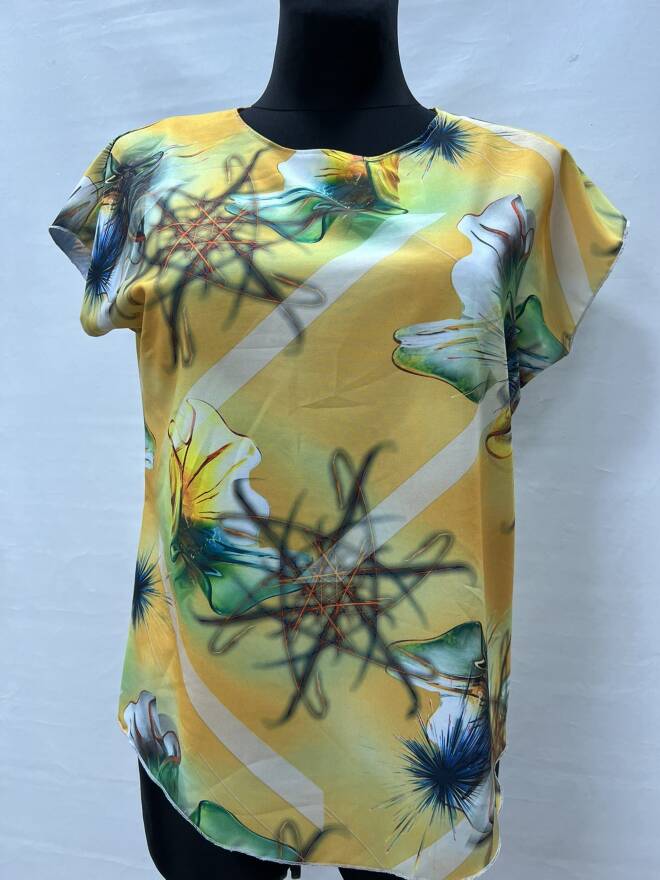 Bluzka damskie 6357 1 kolor  42-54 (Towar Polskie)