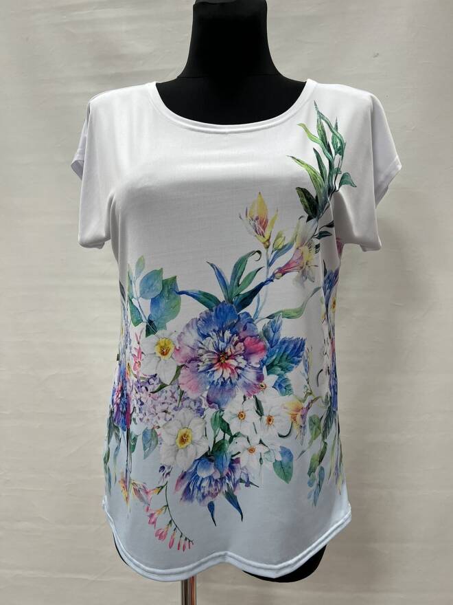 Bluzka damskie 6366 1 kolor  42-52 (Towar Polskie) 1