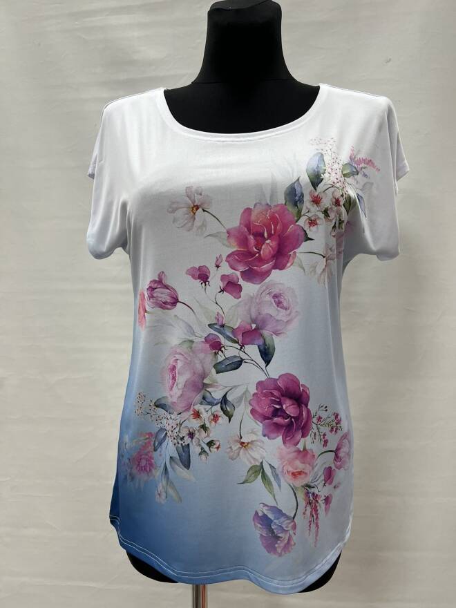 Bluzka damska 6369 1 kolor  42-52 (Towar Polskie) 1