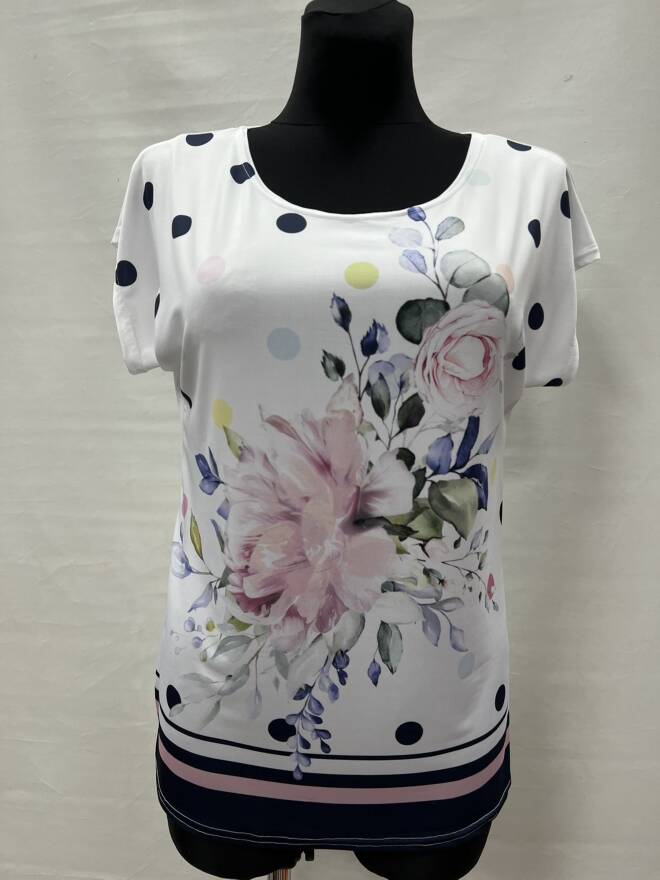 Bluzka damskie 6370 1 kolor  42-52 (Towar Polskie) 1