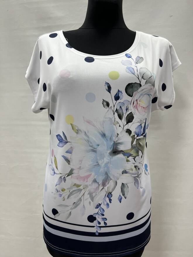 Bluzka damskie 6371 1 kolor  42-52 (Towar Polskie) 1