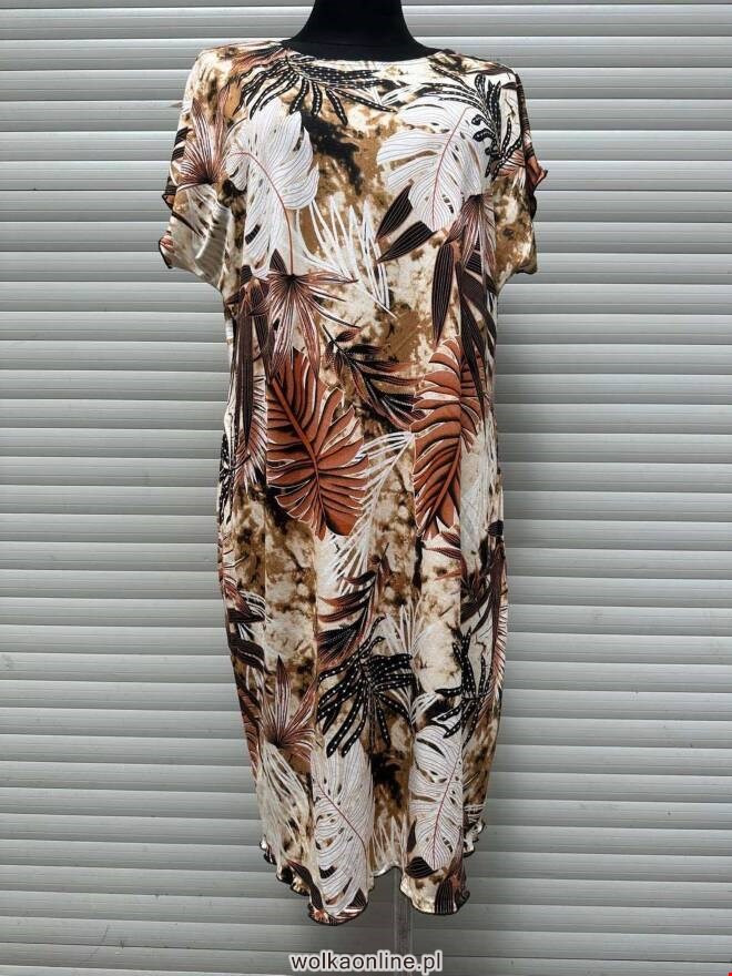 Sukienka damskie 6534 1 kolor  L-4XL (Towar Polskie)