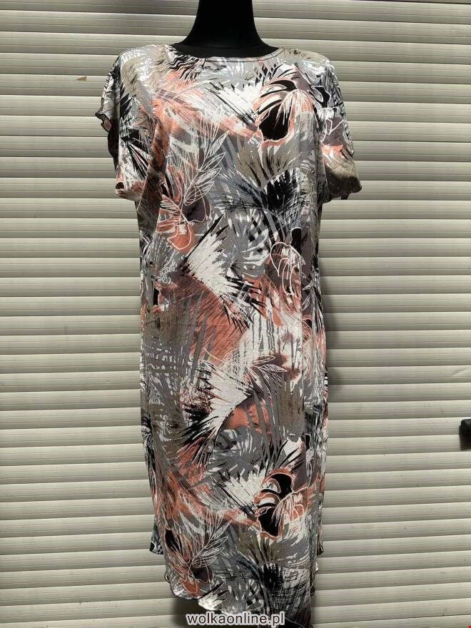 Sukienka damskie 6535 1 kolor  L-4XL (Towar Polskie)
