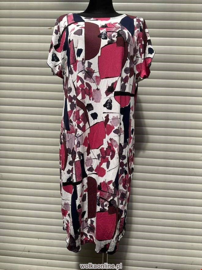 Sukienka damskie 6537 1 kolor  L-4XL (Towar Polskie)