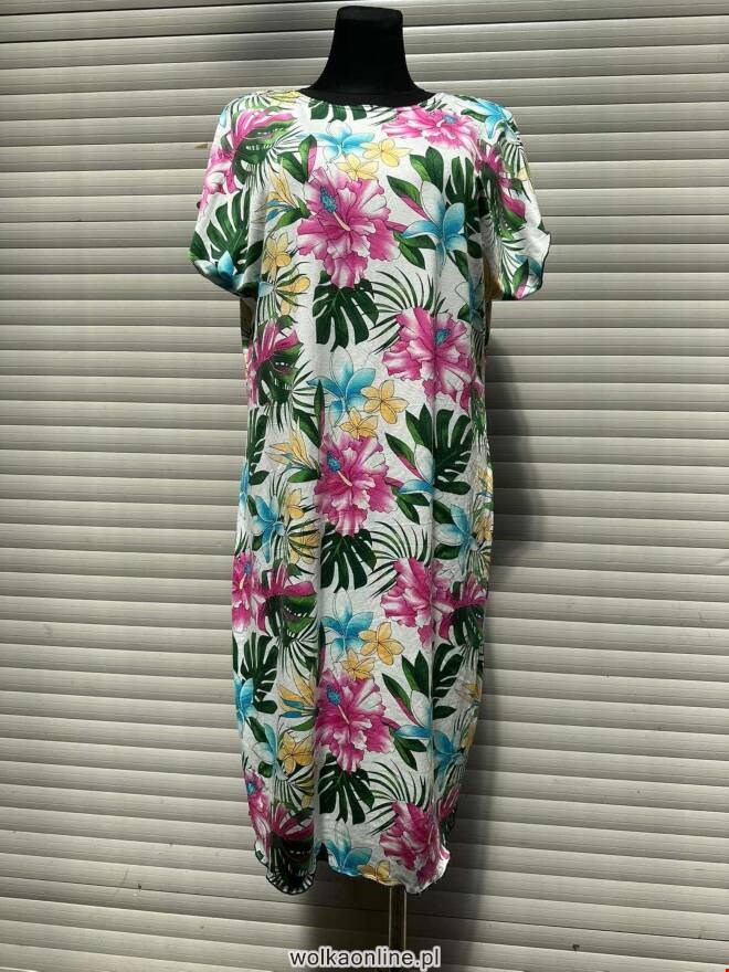 Sukienka damskie 6539 1 kolor  L-4XL (Towar Polskie)