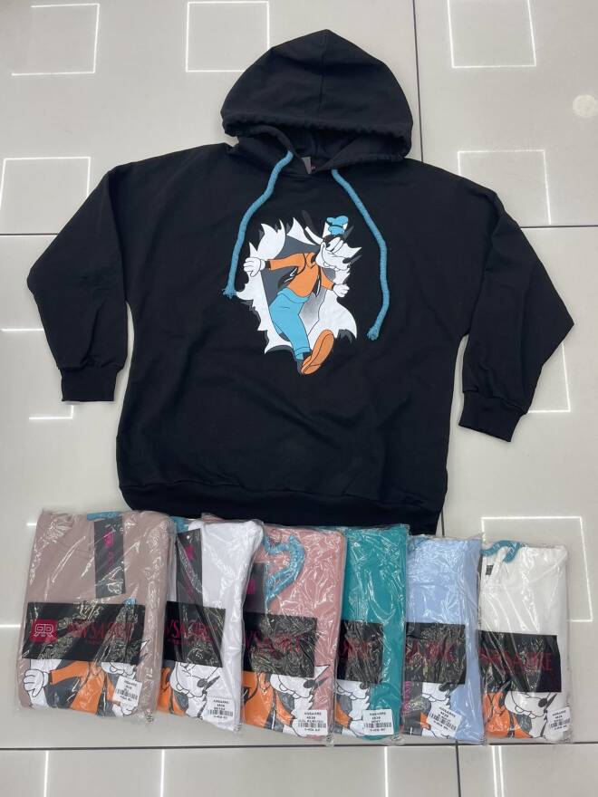 Bluza damskie 6549 Mix KOLOR  Standard (Towar Tureckie) 1