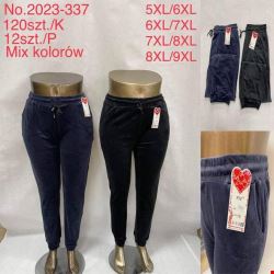 Spodnie damskie 2023-337 Mix KOLOR  5XL-9XL (TOWAR CHINA)