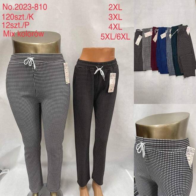 Spodnie damskie 2023-810 Mix KOLOR  2XL-6XL (TOWAR CHINA) 1