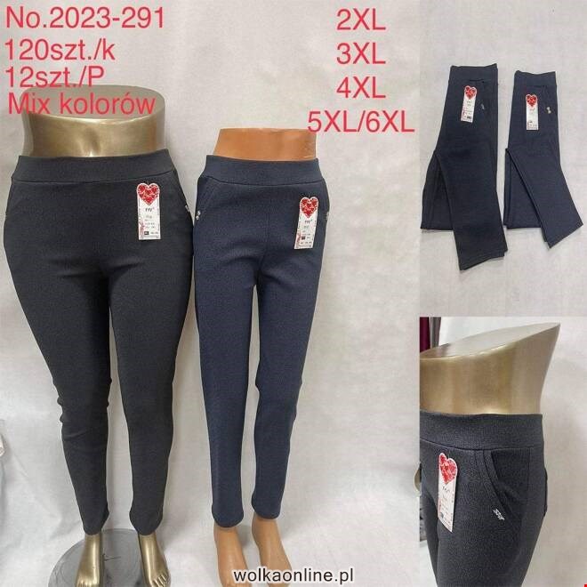 Spodnie damskie 2023-291 Mix KOLOR  2XL-6XL (TOWAR CHINA)