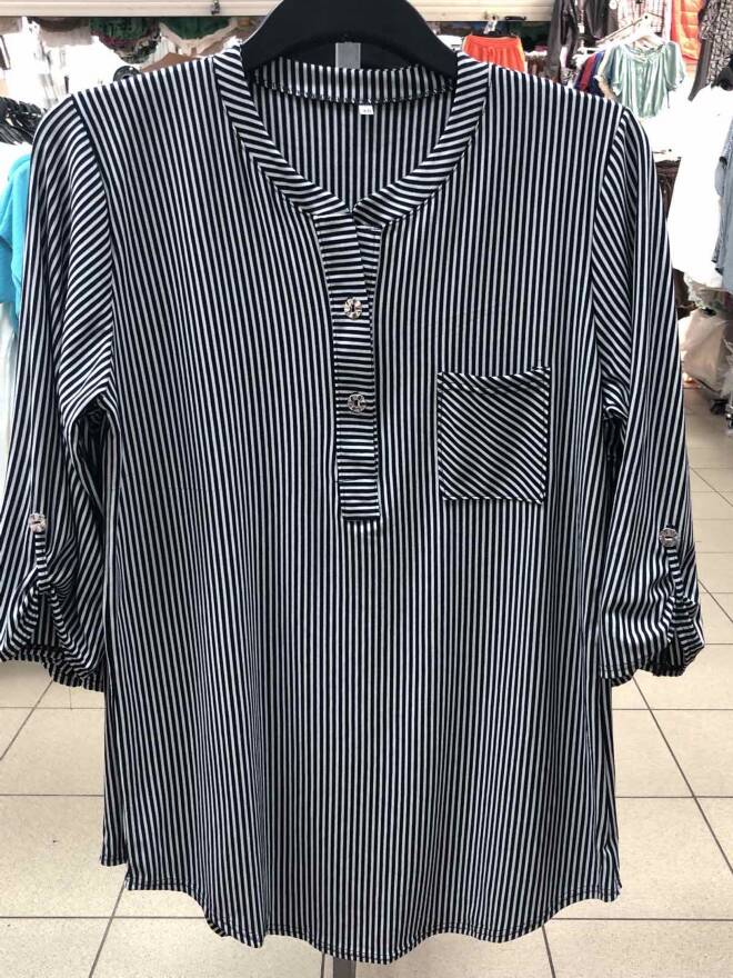 Koszula damska 6708 1 kolor  48-54 (Towar Polskie) 1