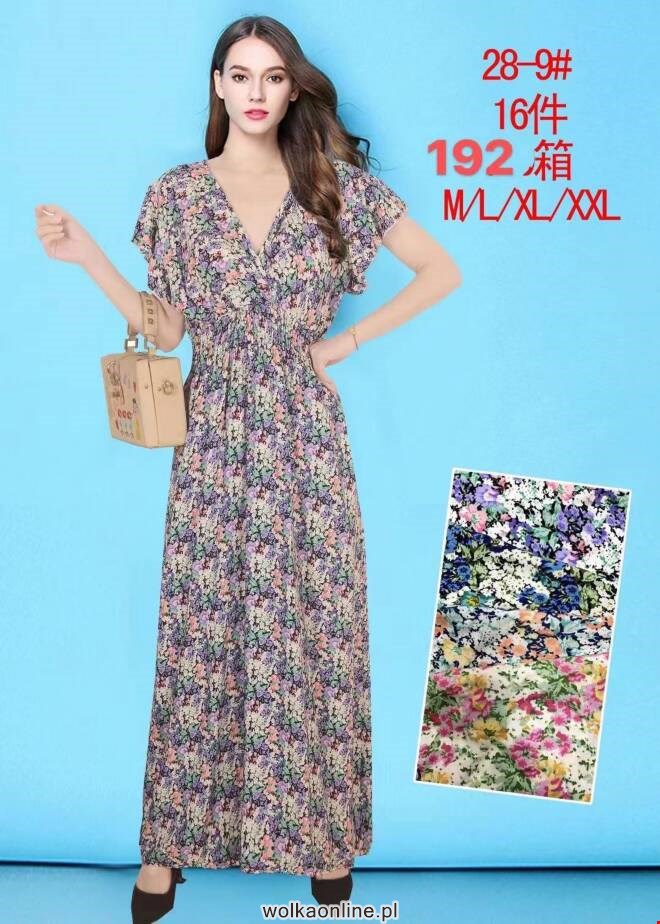 Sukienka damskie 28-9 Mix KOLOR  M-2XL (TOWAR CHINA)