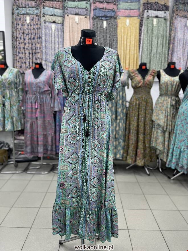 Sukienka damskie 7012 Mix KOLOR  M-2XL (TOWAR CHINA)