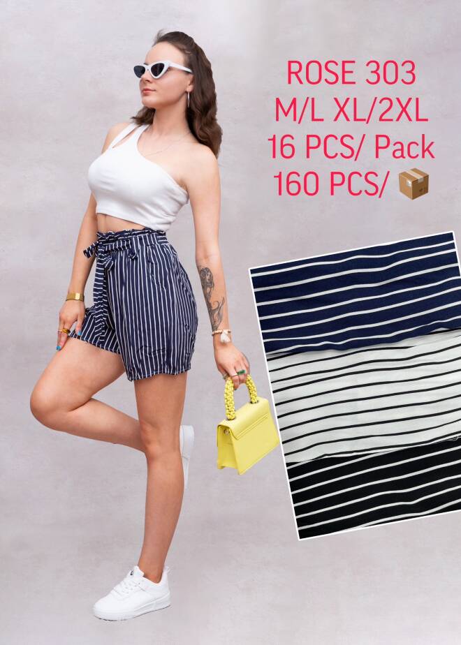 Szorty damskie ROSE303 Mix KOLOR  M-2XL (TOWAR CHINA) 1