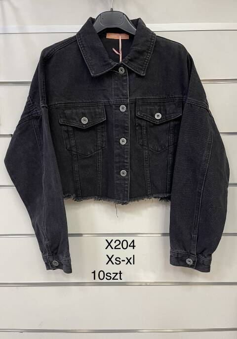 Kurtka jeansowa Damskie X204 1 kolor XS-XL 1
