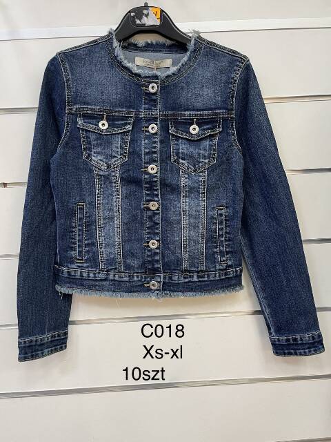 Kurtka jeansowa Damskie C018 1 kolor XS-XL 1