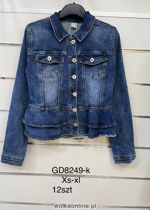 Kurtka jeansowa Damskie GD8249 1 kolor XS-XL