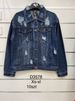 Kurtka jeansowa Damskie D3578 1 kolor XS-XL