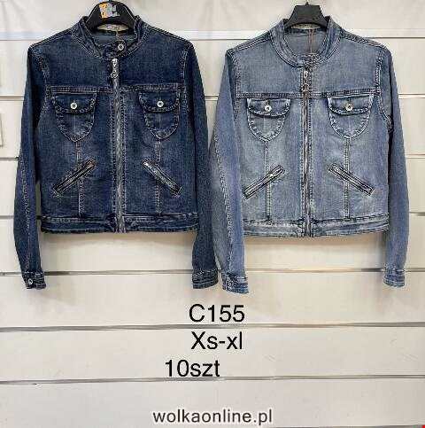 Kurtka jeansowa Damskie C155 1 kolor XS-XL