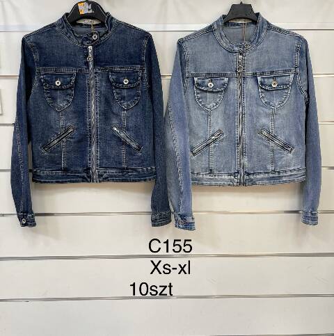 Kurtka jeansowa Damskie C155 1 kolor XS-XL 1
