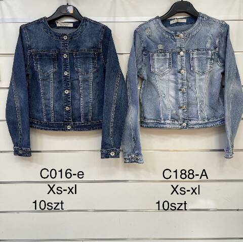 Kurtka jeansowa Damskie C016-E 1 kolor XS-XL 1