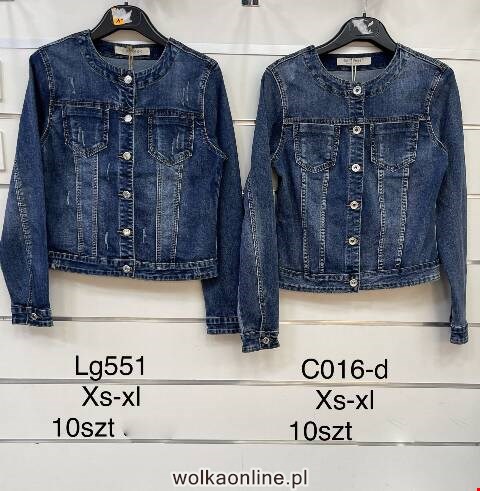 Kurtka jeansowa Damskie LG551 1 kolor XS-XL