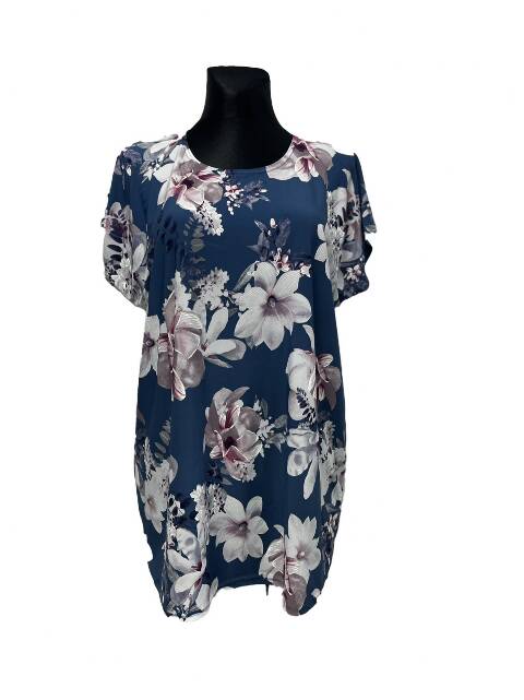 Bluzka damskie 7866 Mix 2 kolor 54-60 (Towar Polskie) 1