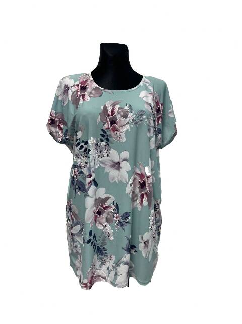 Bluzka damskie 7874 Mix 2 kolor 54-60 (Towar Polskie)