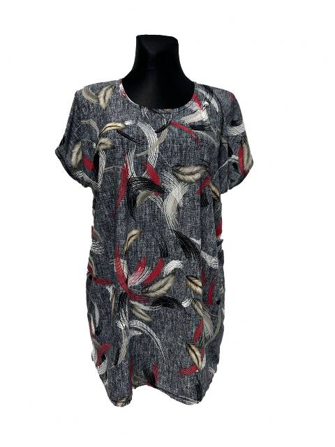 Bluzka damskie 7876 Mix 2 kolor 54-60 (Towar Polskie)