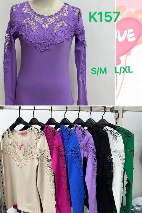 Sweter damskie K157 Mix kolor S/M-L/XL