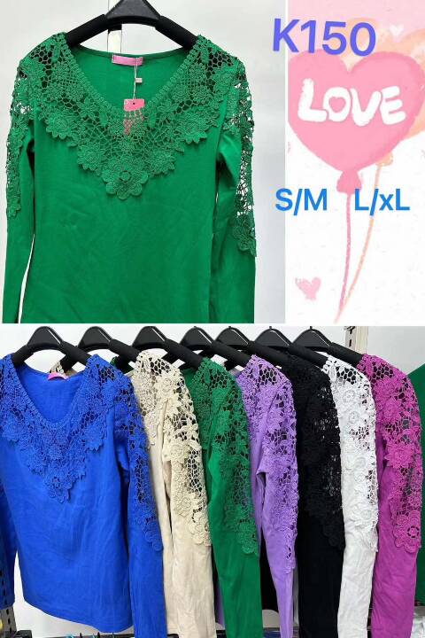 Sweter damskie K150 Mix kolor S/M-L/XL