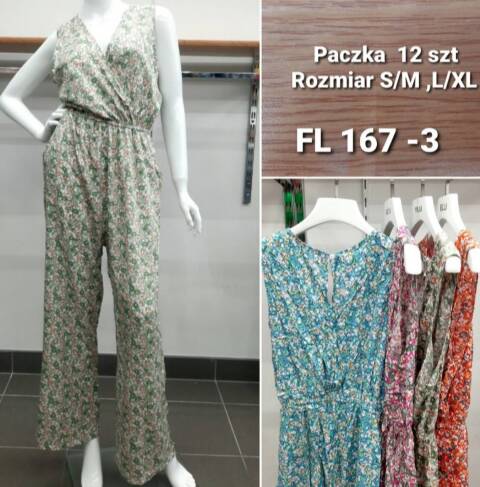 Kombinezon damskie FL167-3 Mix kolor S/M-L/XL 1